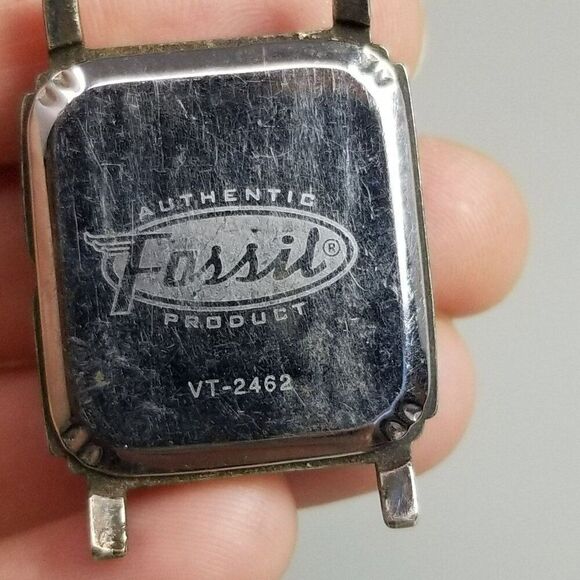 Vintage Fossil VT 2462 Watch Face, AS IS Parts Repair Broken - Picture 3 of 6